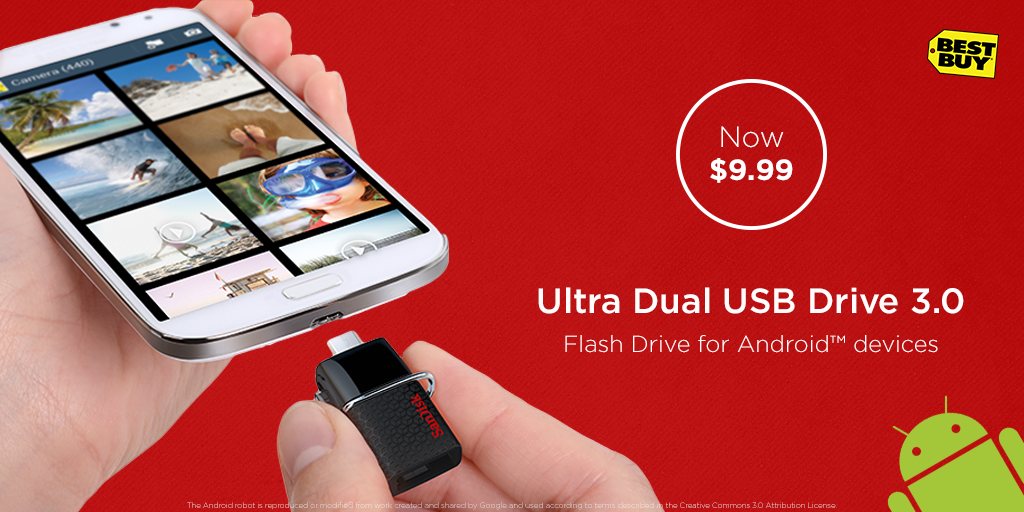 Ultra Dual USB Drive for Android at Best Buy