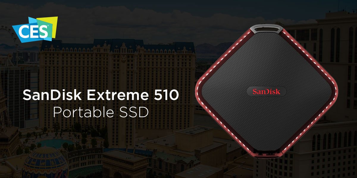 CES graphic: SanDisk Extreme 510 Portable SSD