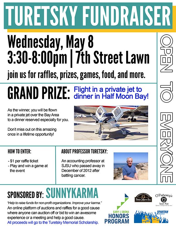 Turetsky Fundraiser flyer