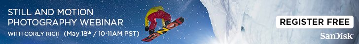 Webinar web banner with a snowboarder