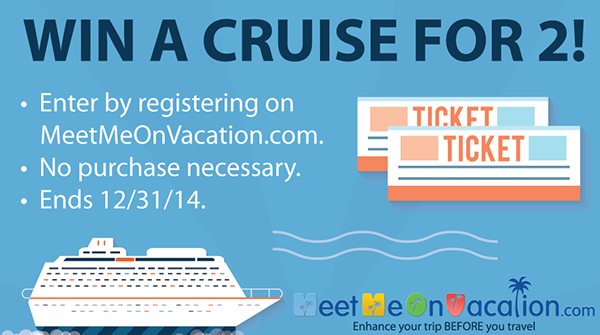 Wide ad with sweepstakes entry details