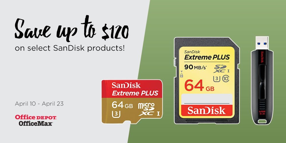 Save up to $120 at Office Depot OfficeMax