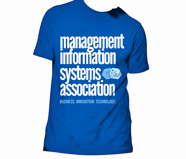 Blue Management Information Systems Association shirt