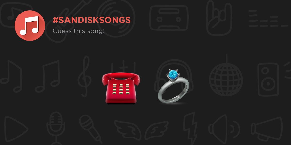 Guess this song: telephone and ring emoji