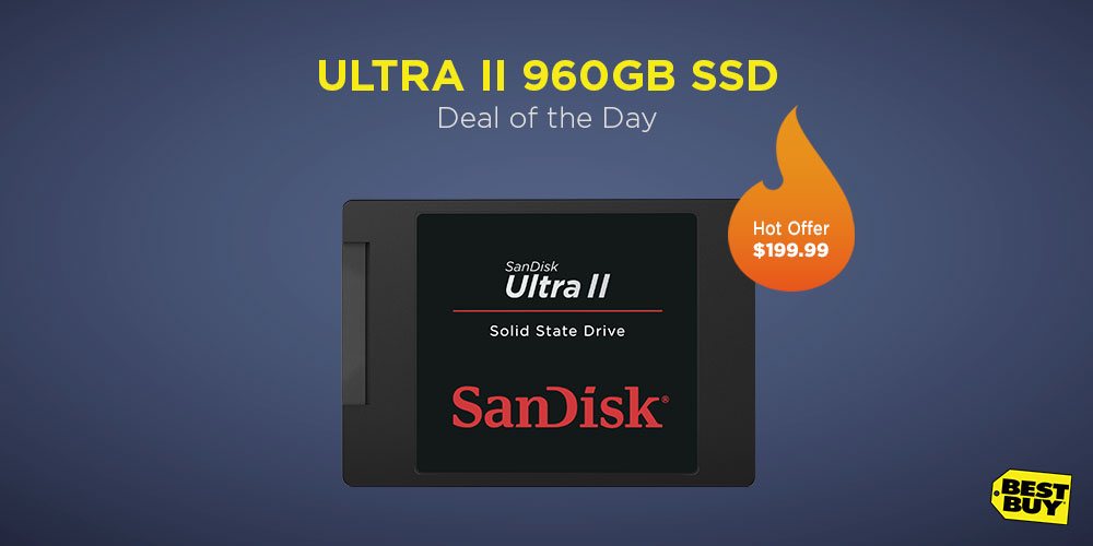 Ultra II SSD deal of the day for Best Buy